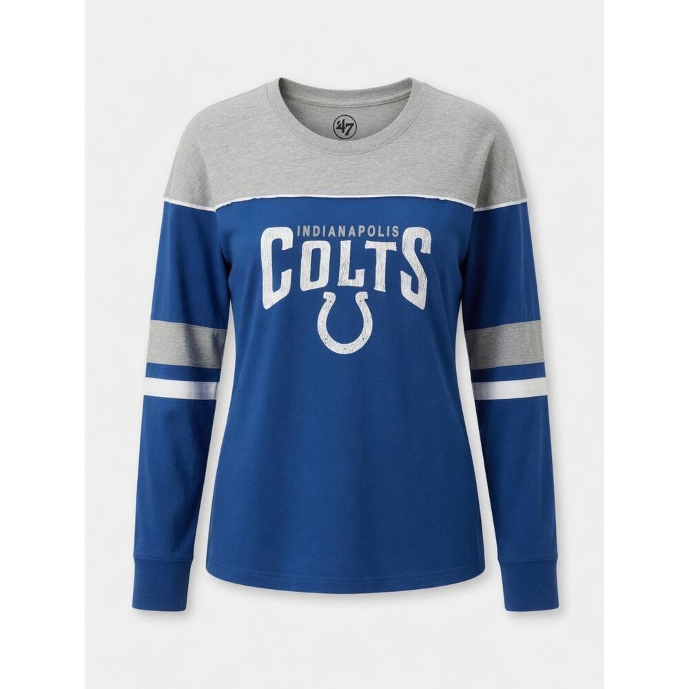 '47 Brand | Indianapolis Colts | Cotton Blend | Long Sleeve Shirt | Size Large